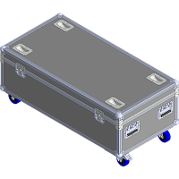 BELCASE TC-BAR/8-R, 1201х601х371мм, кейс транспортировочный для 8-х LED BAR, двухярусный