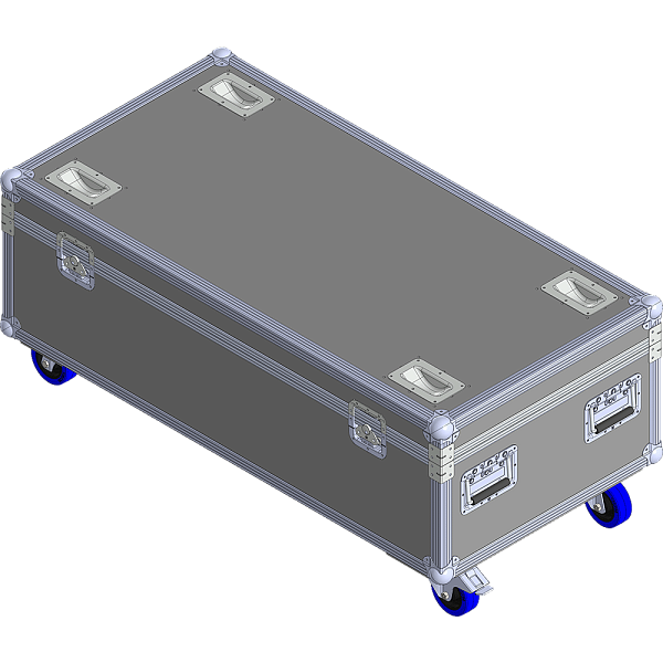 BELCASE TC-BAR/8-R, 1201х601х371мм, кейс транспортировочный для 8-х LED BAR, двухярусный