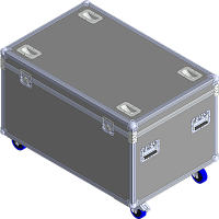 BELCASE ТС-LED1000/6-R, 1073x696x588мм, кейс транспортировочный для 6-ти LED кабинетов 1000х500мм