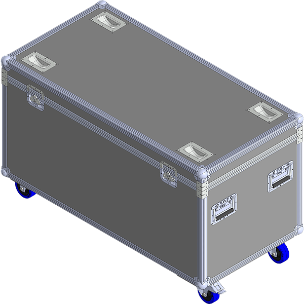 BELCASE TC-STROBE/12-R, 1201х601х601мм, кейс транспортировочный для 12-ти стробоскопов, двухярусный