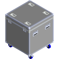 BELCASE ТС-LED640/6-R, 691x711x701мм, кейс транспортировочный для 6-ти LED кабинетов 640х640мм