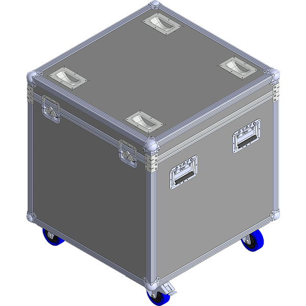 BELCASE ТС-LED640/6-R, 691x711x701мм, кейс транспортировочный для 6-ти LED кабинетов 640х640мм