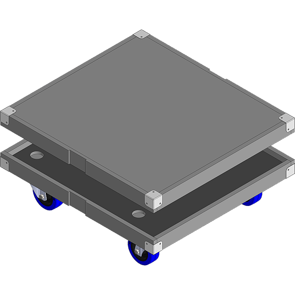 BELCASE TP-BLA206A-SUB-R, 640x590x50мм, площадка транспортировочная площадка для АС BLA206A SUB
