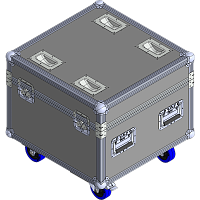 BELCASE TC-6060-CHAIN-R, 591x581x440мм, транспортировочный кейс для лебедки