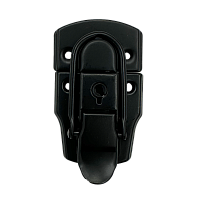 BELCASE BC-01LL-blk, замок-защелка с накидной скобой, большой, черный
