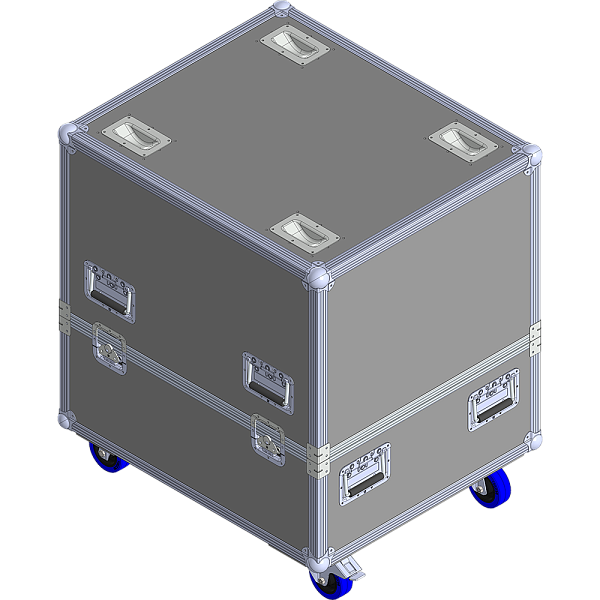 BELCASE TC-HDL30AFL-R, 781x671x741м, кейс транспортировочный для рам акустических систем RCF HDL30-A