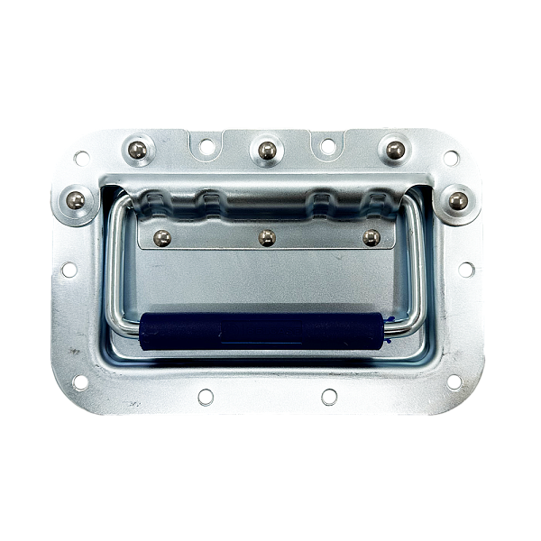 BELCASE BC-01RSH-zn-blue, ручка подпружиненная откидная, утопленная, цинк+синий