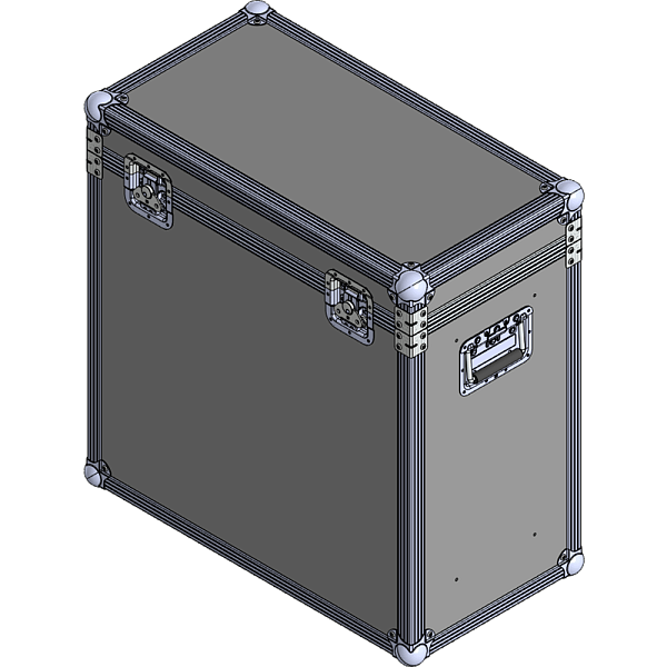 BELCASE TC-LED640/3-F, 691x363x701мм, кейс транспортировочный для 3-х LED кабинетов 640х640мм