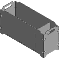 BELCASE TC-BOX-80/20, 806х283х398мм, ящик транспортировочный универсальный, перегородка 80/20