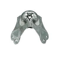 BELCASE BC-01BBC-chr, угол большой с шаром, хром