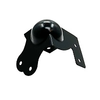 BELCASE BC-01BCC-blk, угол шарообразный, средний, со встроенной угловой стяжкой, черный