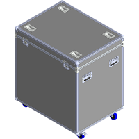 BELCASE ТС-LED960/5-R, 1011x1021x770мм, кейс транспортировочный для 5-ти LED кабинетов 960х960мм