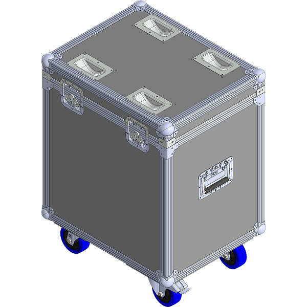 BELCASE TC-MH-B/2-R, 553х435х611мм, кейс транспортировочный для 2-х приборов "Вращающаяся голова"