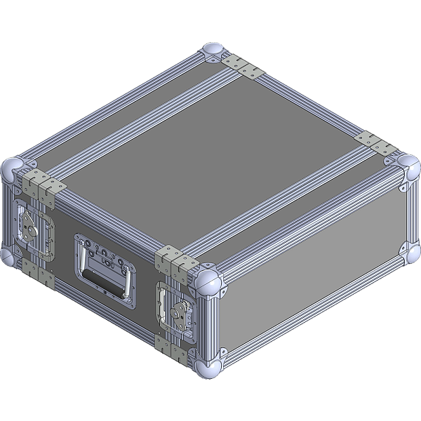 BELCASE RС-3004-F, 517x530x209мм, кейс рэковый для BEHRINGER WING RACK, рабочая глубина 30см, 4U