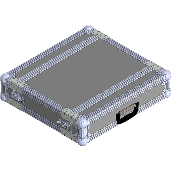 BELCASE RC-2902NOVA-F, 493х530х120мм, кейс рэковый для видеопроцессора NovaStar X600, рабочая глубина 29см, 2U