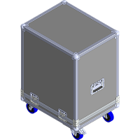 BELCASE TC-PN410HLF-R, 624х491х734мм, кейс транспортировочный для кабинета AMPEG PN410HLF