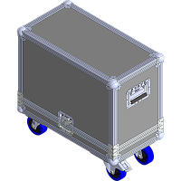 BELCASE TC-A150-R, 616х321х456мм, кейс транспортировочный для комбо-усилителя FENDER Acoustasonic 150