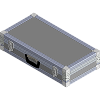 BELCASE TC-MX418DC2-F, 615х315х135мм, кейс транспортировочный для двух микрофонов SHURE MX418D/C