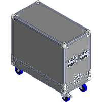 BELCASE TC-Y7P/2-R, 810x406x646мм, кейс транспортировочный для двух АС d&b Y7P