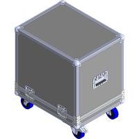 BELCASE TC-KC550-R, 636х491х592мм, кейс транспортировочный для комбо-усилителя ROLAND KC550